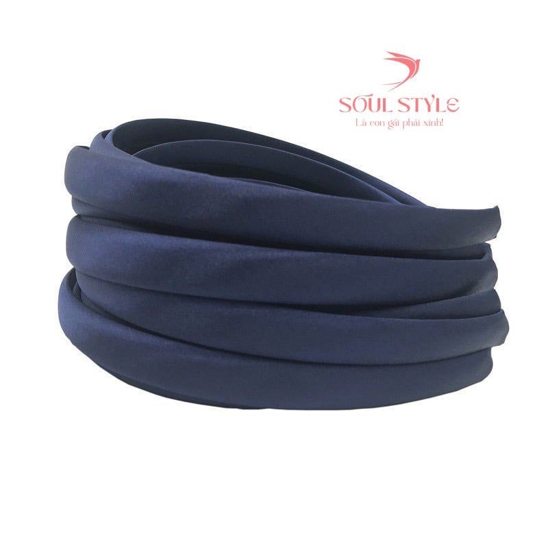 CÀI TÓC BỌC VẢI PHI LỤA SATIN BÓNG