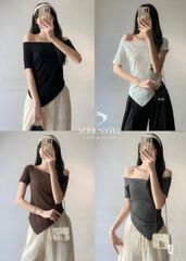 ÁO THUN GÂN BẸT VAI VẠT NHỌN