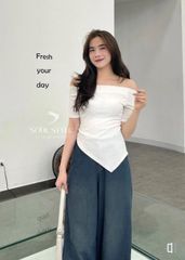 ÁO THUN GÂN BẸT VAI VẠT NHỌN