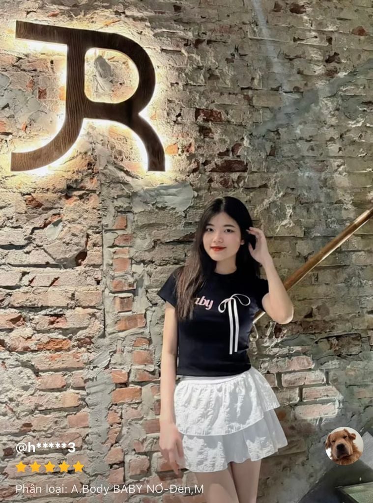 ÁO THUN BABYTEE THÊU CHỮ BABY CỘT NƠ HỒNG