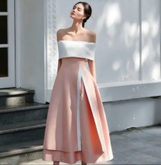 ĐẦM BẸT VAI HỒNG PHỐI TRẮNG