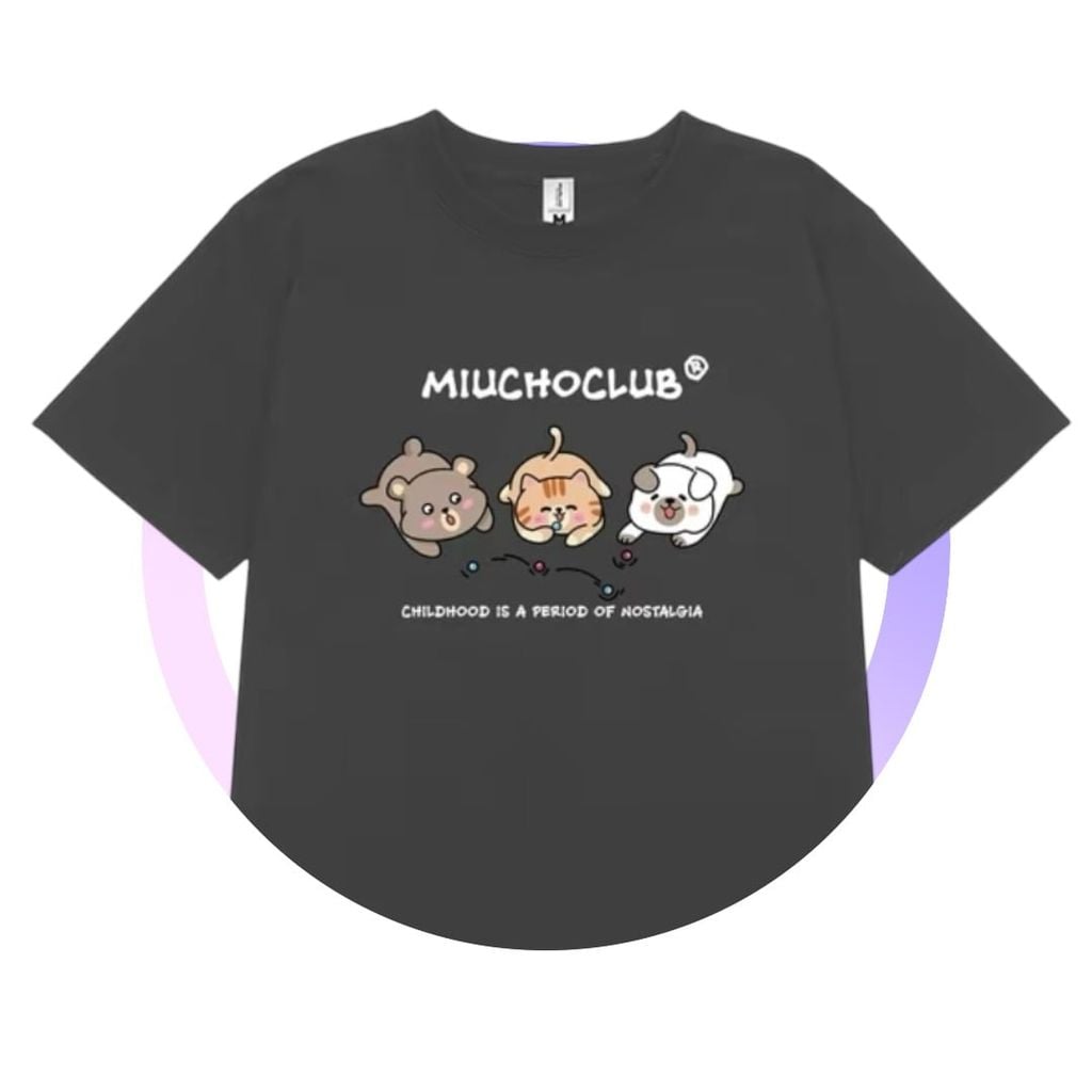 ÁO THUN BABYTEE IN ĐỒNG VẬT MIUCHO