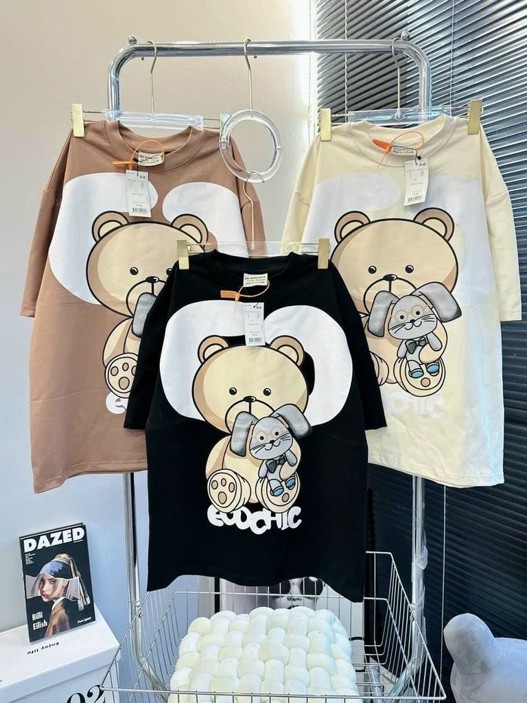 ÁO THUN GẤU FORM RỘNG