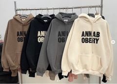 ÁO HOODIE CHỮ LỚN ANNAB OBERY