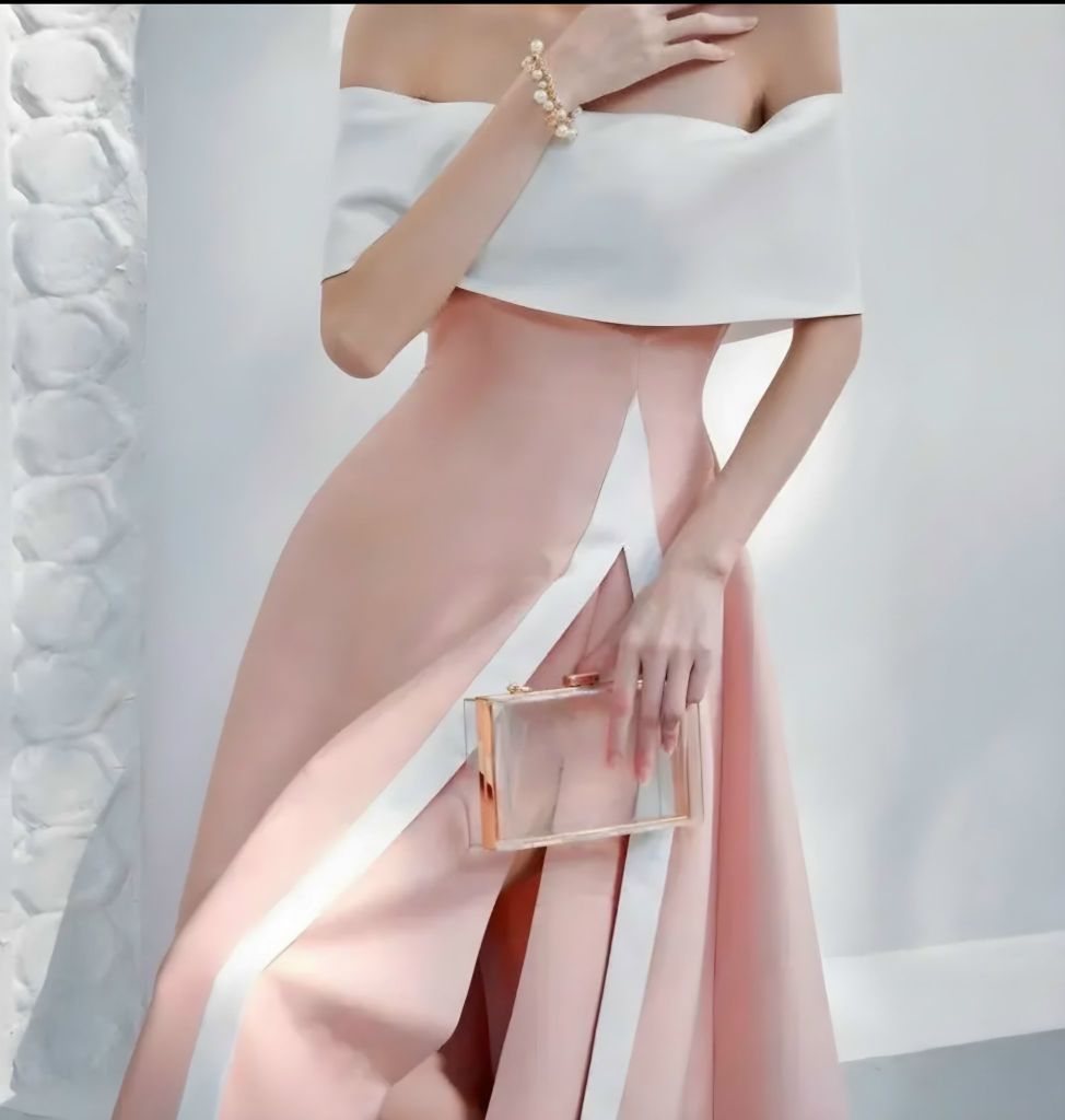 ĐẦM BẸT VAI HỒNG PHỐI TRẮNG