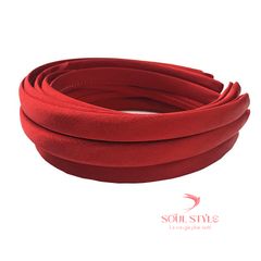 CÀI TÓC BỌC VẢI PHI LỤA SATIN BÓNG