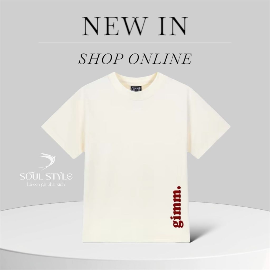 ÁO THUN BABYTEE GIMME IN CHỮ GIMM.