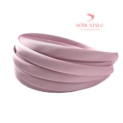CÀI TÓC BỌC VẢI PHI LỤA SATIN BÓNG
