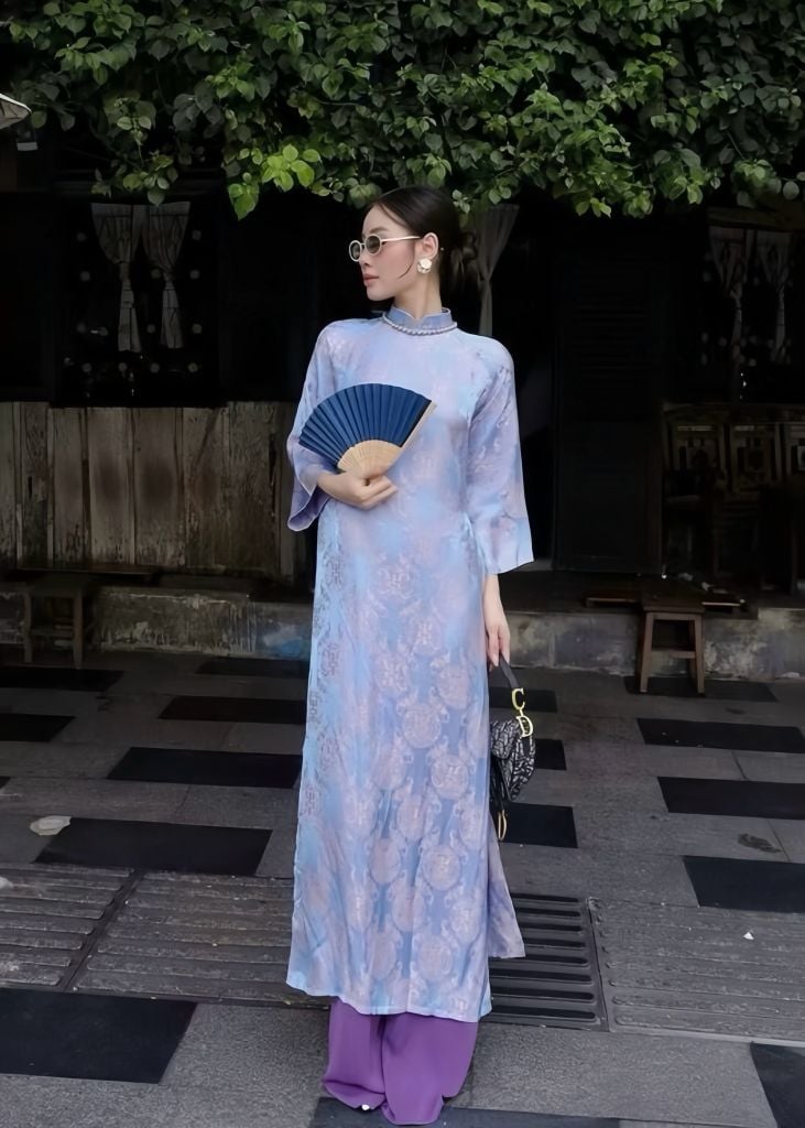 SET ÁO DÀI GẤM THỌ