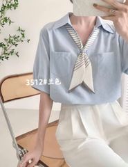 ÁO SƠ MI TAY NGẮN PHỐI CÀ VẠT