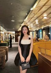 ĐẦM TAPTA PHỐI NƠ TRẮNG VAI ENICA DRESS