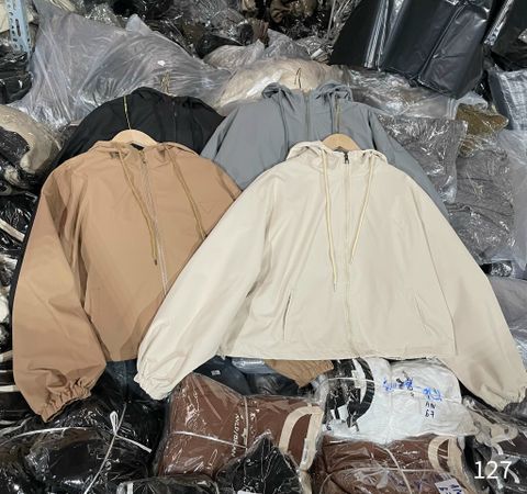 ÁO KHOÁC GIÓ DÀY 2 TÚI BASIC