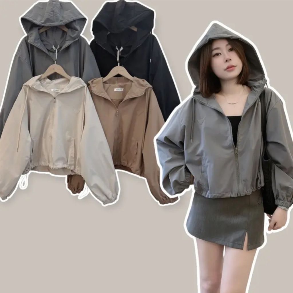 ÁO KHOÁC GIÓ DÀY 2 TÚI BASIC