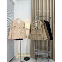 ÁO KHOÁC VEST BLAZER TAY DÀI CÁCH ĐIỆU DÁNG DÀI