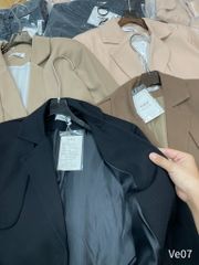 ÁO KHOÁC VEST BLAZER TAY DÀI CÁCH ĐIỆU DÁNG DÀI