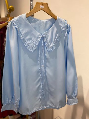 SƠ MI KATE TIỂU THƯ CỔ BÈO ĐÍNH NƠ