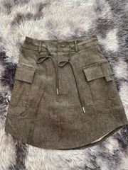 CHÂN VÁY JEAN NGẮN VẠT BẦU TÚI HỘP