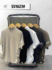 ÁO THUN CỔ LỌ NHÚN EO HAI BÊN