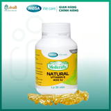  Viên uống Vitamin E thiên nhiên MEDICRAFTS 400IU 