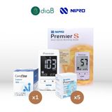  Combo Máy đo đường huyết - Nipro Premier S 