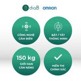  Cân sức khỏe điện tử - HN 289 (ĐEN) - OMRON x DIAB 