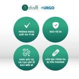  Băng gạc chống nhiễm khuẩn vết thương tiểu đường - URGOCLEAN AG - URGO x DIAB 