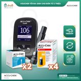  Combo Máy đo đường huyết - Accu Chek® Guide - ACCU CHEK x DIAB 