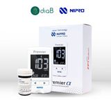  Combo Máy đo đường huyết - Nipro Premier α - Có kết nối Bluetooth 