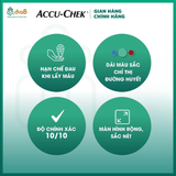  [SALE ĐẠI LỄ 30/4] Combo ACCU-CHEK INSTANT Máy Đo & Que thử đường 
