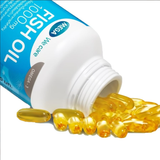  Dầu cá bổ sung Omega-3 DHA & EPA từ nguồn dầu cá Lysi-Iceland giúp mắt sáng, não tốt - FISH OIL Mega We Care (100 viên) 