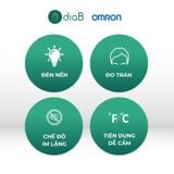  Nhiệt kế điện tử do trán - MC 720 - OMRON x DIAB 