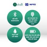  Combo Máy đo đường huyết - Nipro Premier α - Có kết nối Bluetooth 