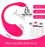  Trứng rung tình yêu hình đầu khấc điều khiển từ xa bằng app điện thoại 