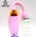  Trứng rung tình yêu massage 2 đầu điều khiển từ xa qua áp 