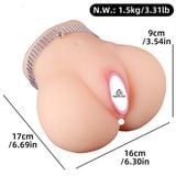  Âm đạo giả giá rẻ Silicon cao cấp dạng mông nguyên khối 