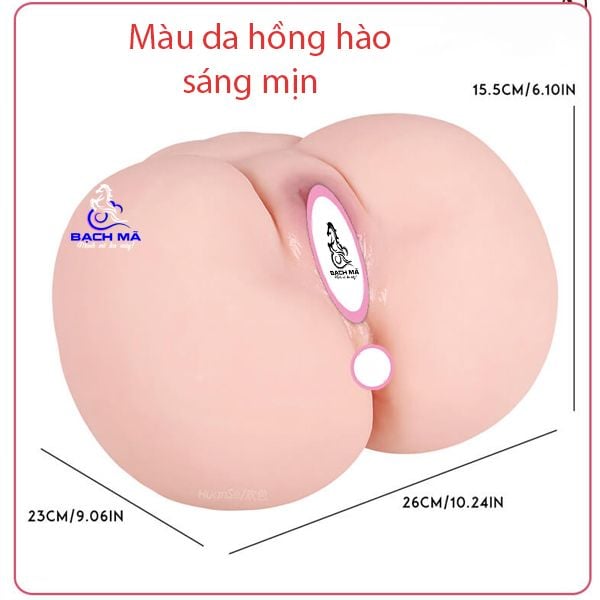  Âm đạo giả giống thật dạng mông nguyên khối Silicon cao cấp 