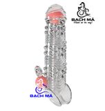  Bao cao su đôn dên đầu bi thân gai tăng kích thước có quai đeo Meleon 
