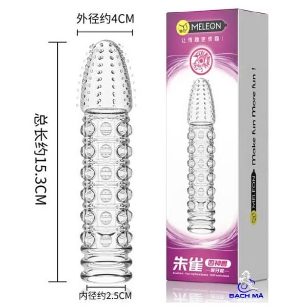  Bao cao su đôn dên có gai lớn tăng kích thước dương vật 