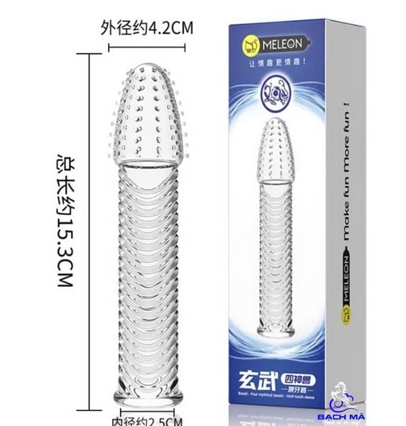  Bao cao su đôn dên có gai nhỏ tăng kích thước dương vật 