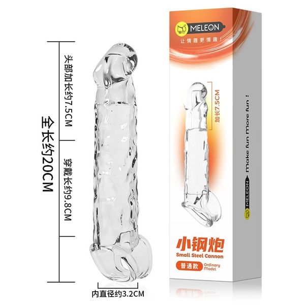 Bao cao su đôn dên trong suốt đầu bi tăng kích thước dương vật 