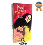  Bao cao su Feel 4in1 hợp 3 cái gai gân kéo dài thời gian quan hệ 