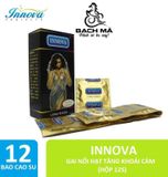  Bao Cao Su Innova Đen Hợp 12 Chiếc Có Gai Chống Xuất Tinh Sớm 