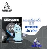  Bao Cao Su Kéo Dài Thời Gian Maxxmen 5in1 ProLong - Hộp 3 Cái 