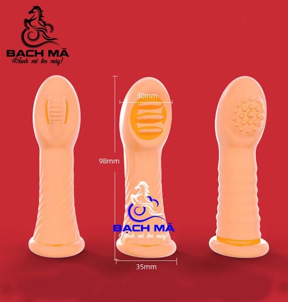  Bao cao su ngón tay có rung cho nam kích thích điểm G nữ 