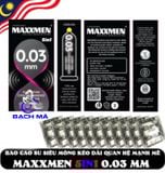  Bao Cao Su Siêu Gai Maxxmen 5in Siêu Mỏng 0.03 Truyền Nhiệt 1 Cái 