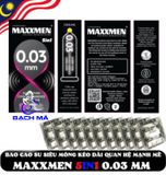  Bao Cao Su Siêu Gai Maxxmen 5in Siêu Mỏng 0.03 Truyền Nhiệt 12 Cái 