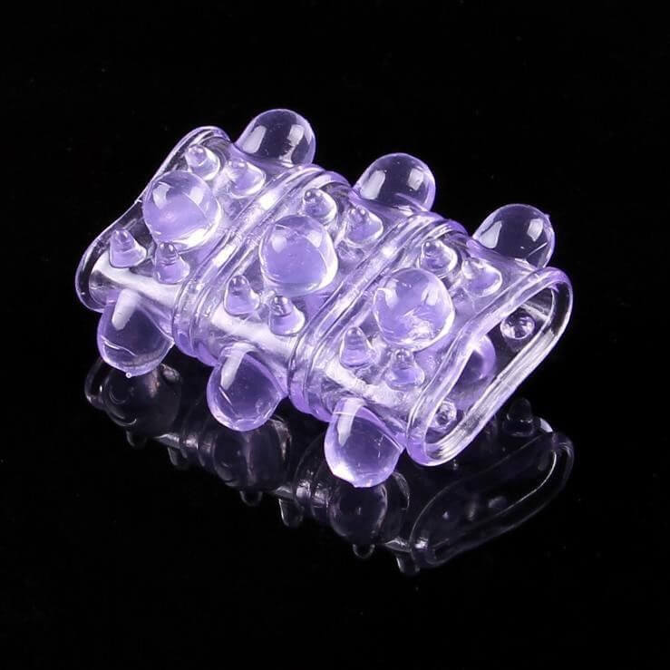 Anillo tipo funda con textura: Experimenta nuevas sensaciones - Anillo tipo funda con textura