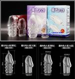  Bao đôn dên tăng kích thước dương vật silicon loại đầu rỗng 