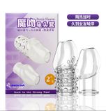  Bao đôn dên tăng kích thước dương vật silicon loại đầu rỗng 