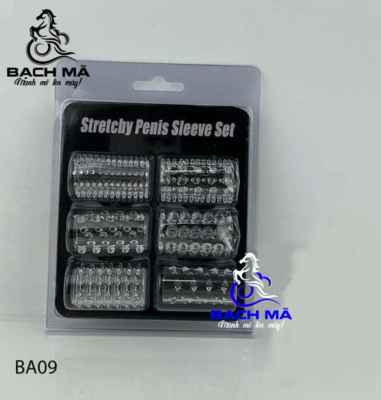  Bộ bao cao su đôn dên khúc giữa gai vỉ 6 cái 